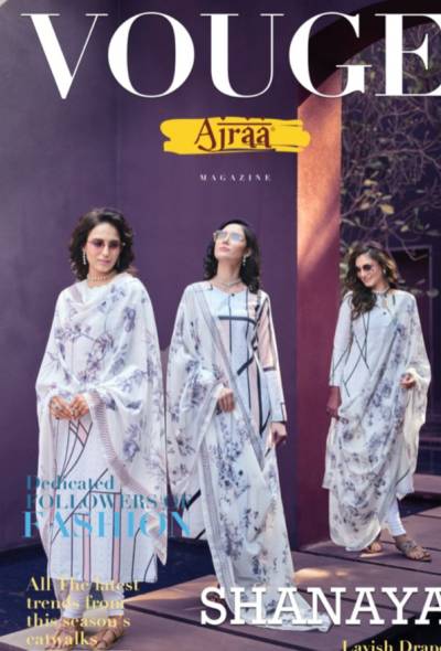 Shanaya By Ajraa Fancy Cotton Summer Wear Salwar Kameez Collection